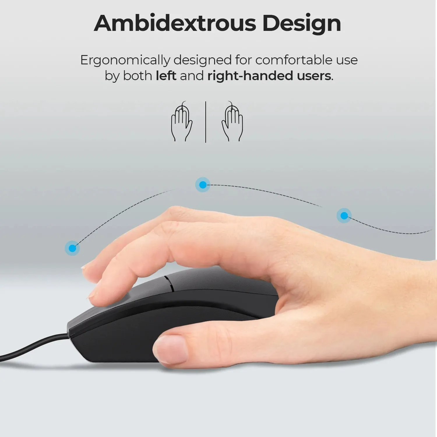 Foxin USB Mouse (Glide) view 3